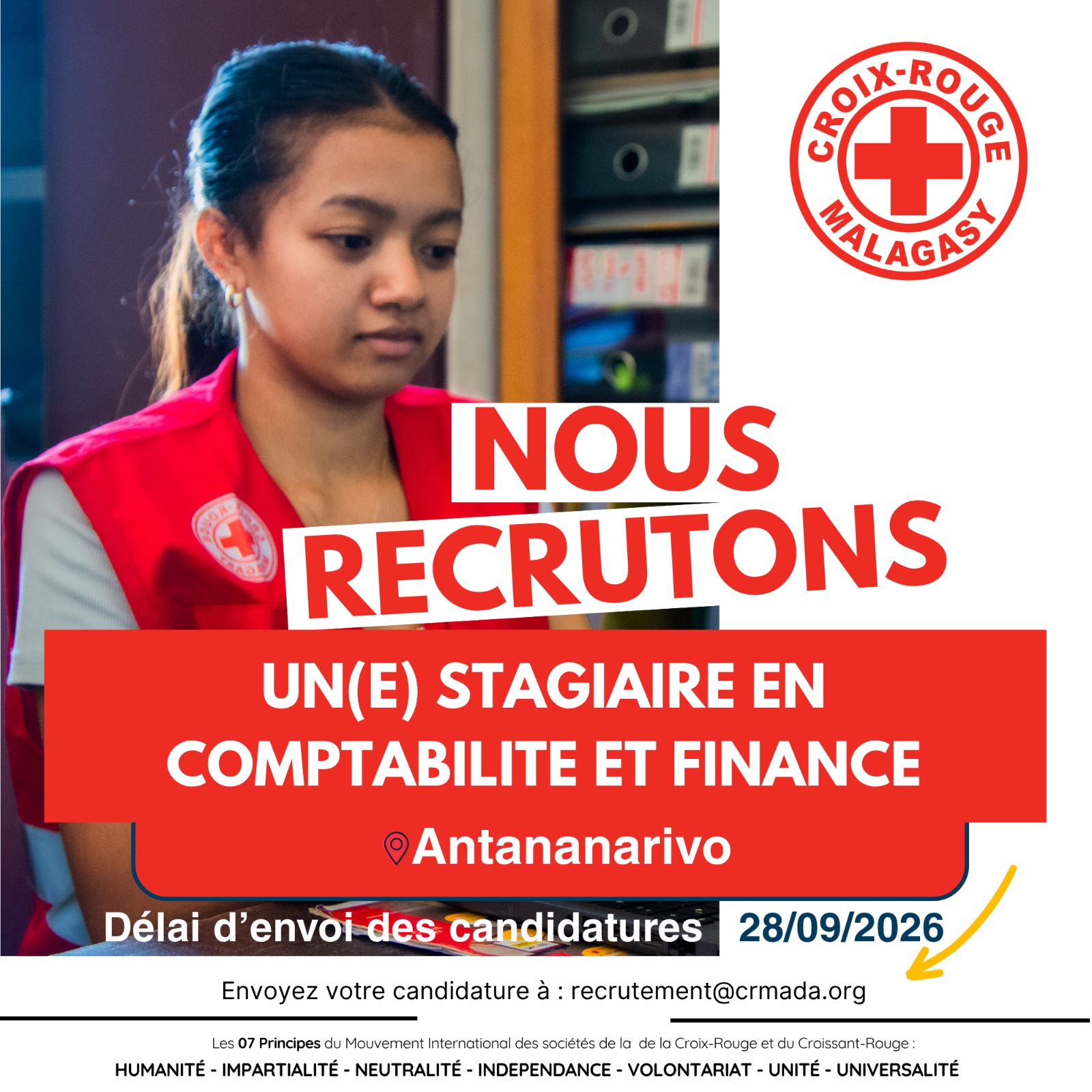AVIS DE RECRUTEMENT « UN(E) (01) STAGIAIRE EN COMPTABILITE ET FINANCE »